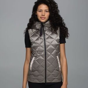 Lululemon Vest Reversible - Cashew/Camo Pink (Size 10)